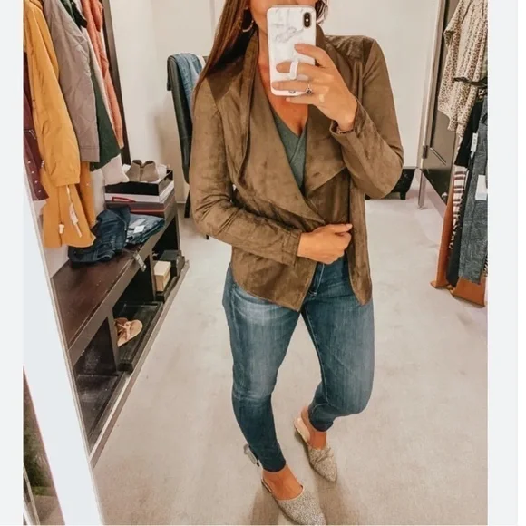 Dynamite Faux Suede Light Jacket - Picture 3 of 12